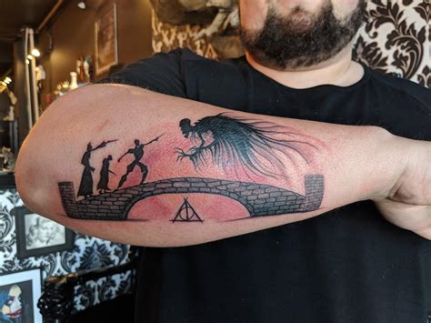 Deathly Hallows Three Brothers Tattoo