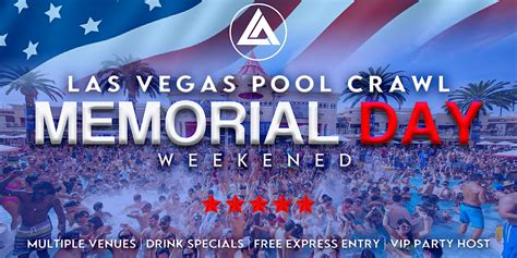 Memorial Day Weekend Las Vegas Pool Crawl Create Vegas