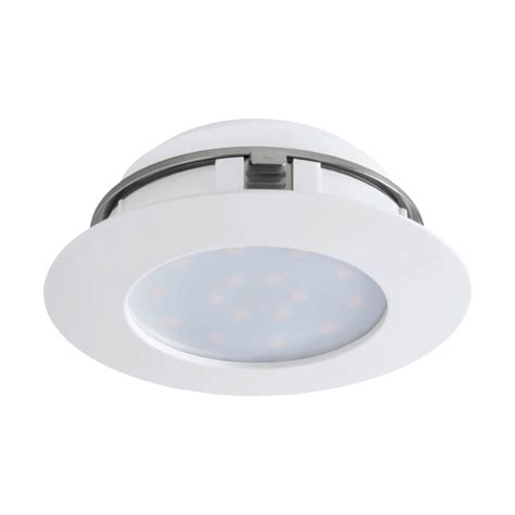 Spot encastrable LED Pineda blanc Ø 10 2 cm 11 W EGLO