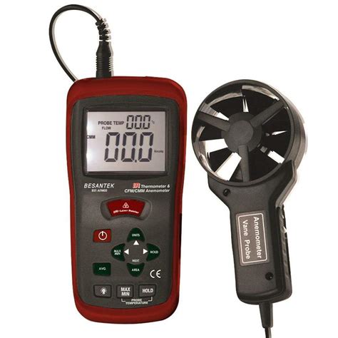 Besantek Bst Afm Ir Thermometer Cfm Cmm Vane Anemometer