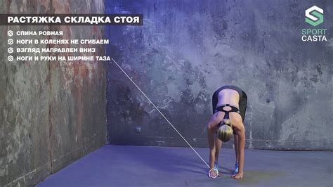 186. РАСТЯЖКА СКЛАДКА СТОЯ. Упражнения На Растяжку Ног Задней ...