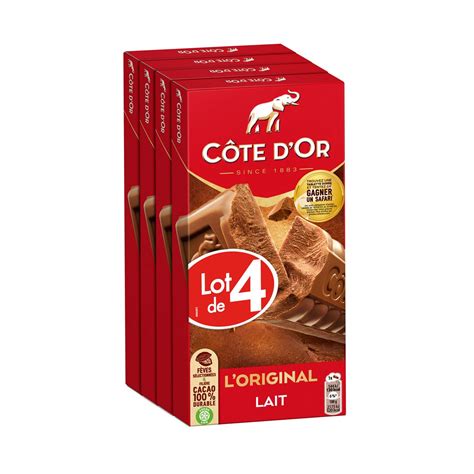 Cote D Or Tablettes De Chocolat Au Lait Extra Pi Ces X G Pas Cher