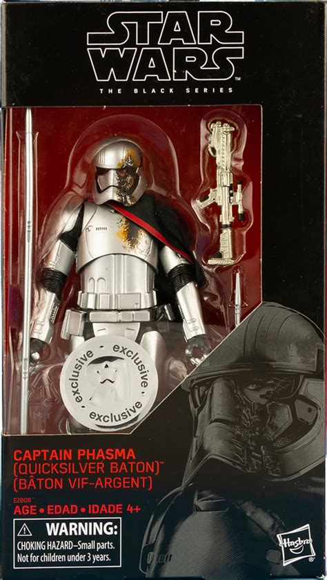 Star Wars 6 Black Series Captain Phasma Quicksilver Baton