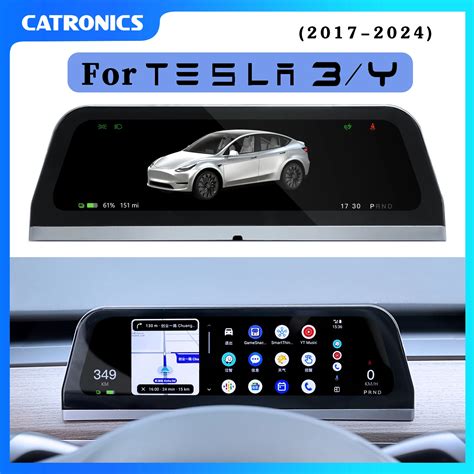 CATRONICS 9 66 Inch Model 3 Y Digital Dashboard For 2023 Tesla