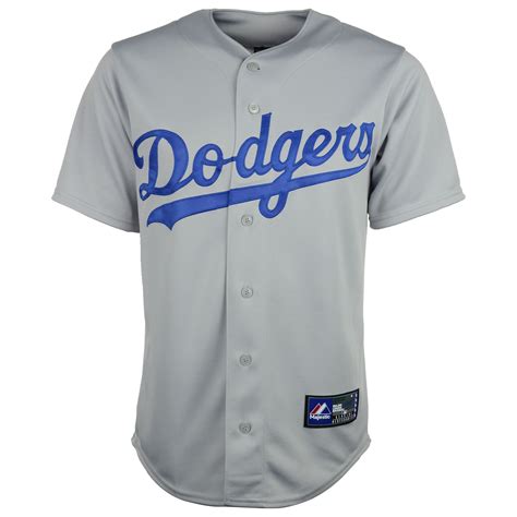 Majestic Mens Matt Kemp Los Angeles Dodgers Replica Jersey In Gray For