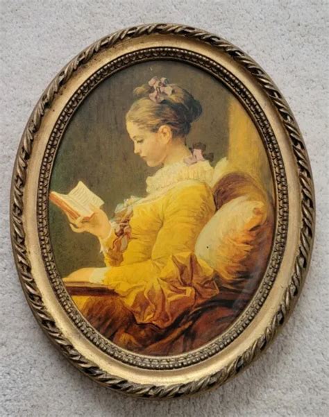 REPRODUCTION DU TABLEAU La Liseuse La Jeune Fille Lisant Cadre Bois