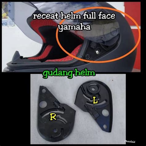 Jual Dudukan Kaca Helm Yamaha Full Face Rachet Full Face Yam Shopee