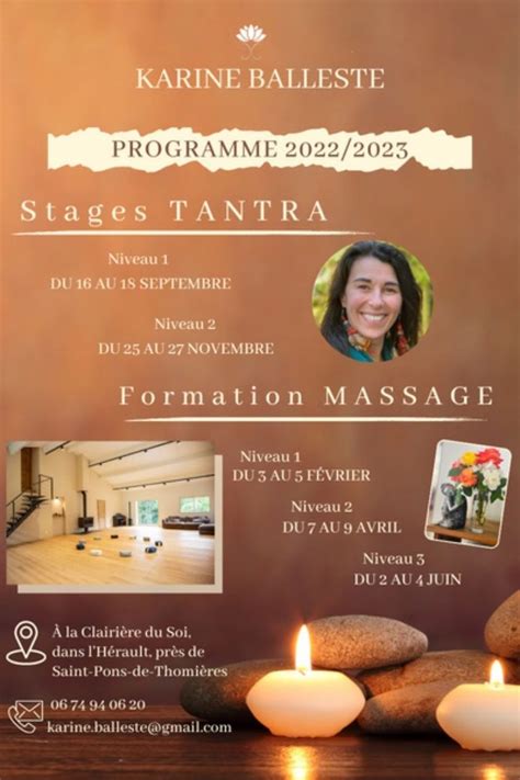 Stages Tantra Masseuse Tantrique