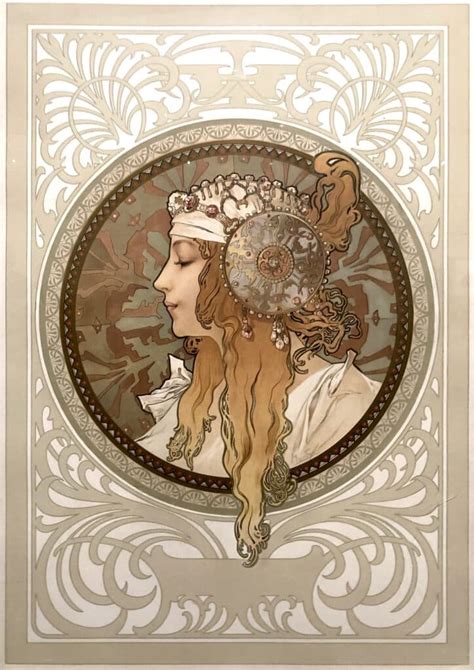 Mucha Ma Tre De L Art Nouveau Snobinart