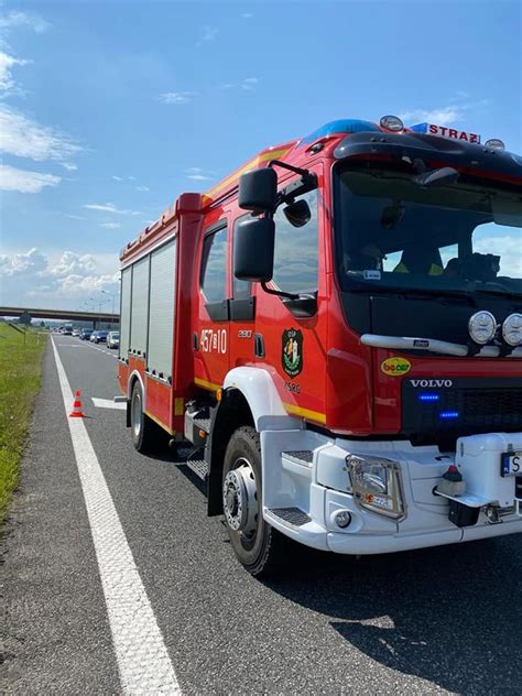 OSP Gliwice Bojków Kolizja samochodu osobowego IKNW iKnurów pl