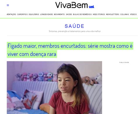 Fígado maior membros encurtados série mostra como é viver doença