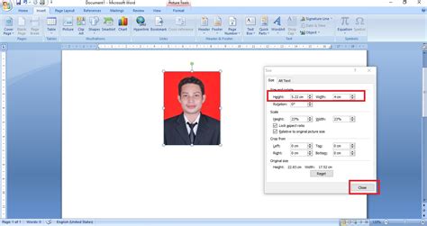 Cara Membuat Ukuran Pas Photo X X Dan X Di Ms Word Untuk Dicetak