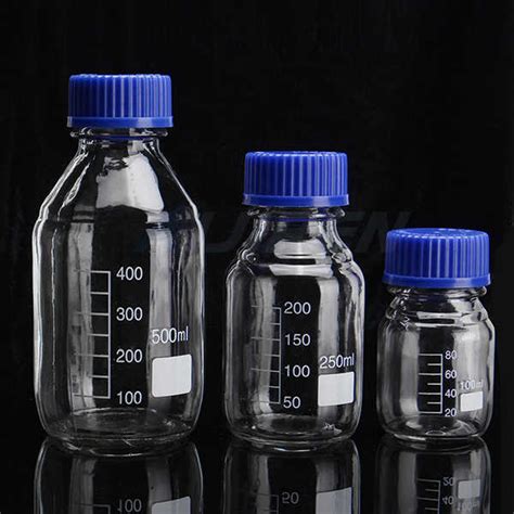 250ml BORO3.3 Glass Reagent Bottle with Blue Screw Cap Price