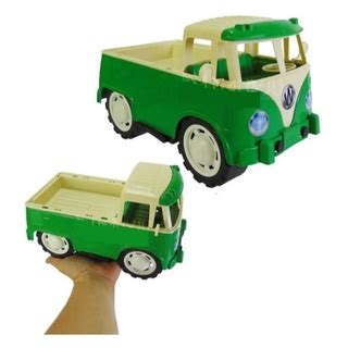 Brinquedo Carrinho Kombi Kombica Picape Verde Shopee Brasil