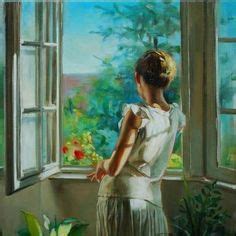 Las Mejores Ideas De Mujer En La Ventana Pinturas Hermosas Pintura