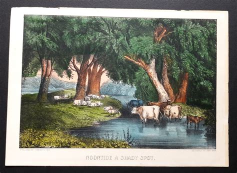 Original Currier And Ives Stone Lithographs