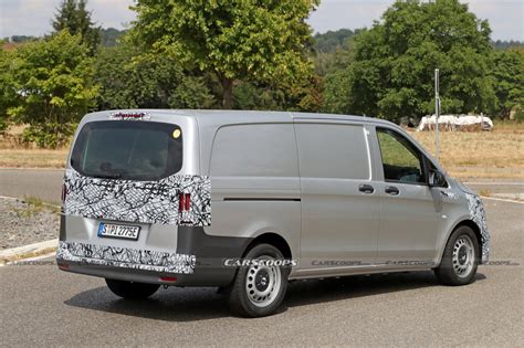 Mercedes Benz Vito Facelift Spied Hiding Its New Face Carscoops