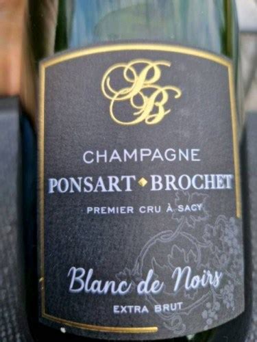 Ponsart Brochet Blanc De Noirs Extra Brut Champagne Premier Cru Vivino Us