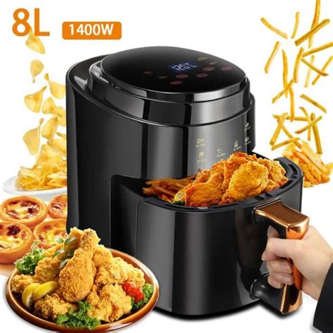 Friteuse Sans Huile L Airfryer Friteuse Air Avec Led Cran Tactile