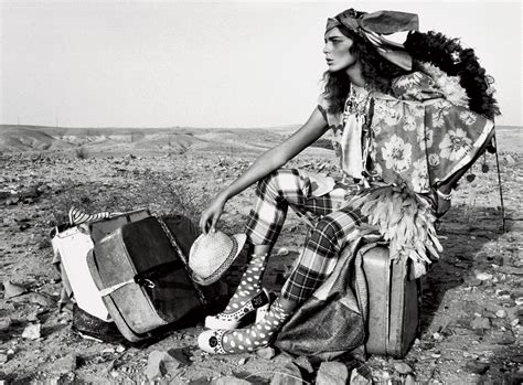 Daria Werbowy In Marrakech By Mario Testino For British Vogue Anne Of