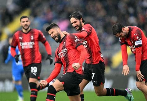 Hasil Empoli Vs AC Milan Rossoneri Menang Telak