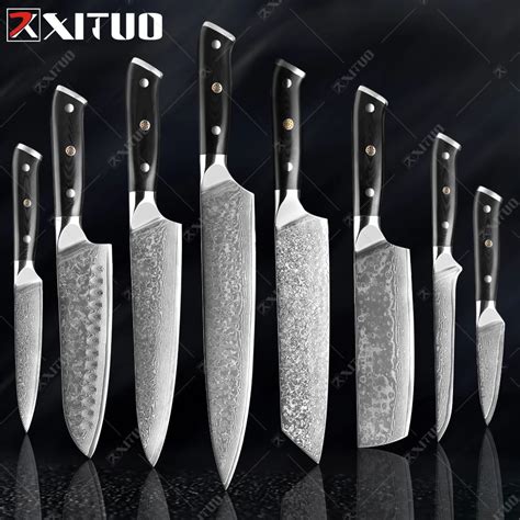 Xituo Damascus Faca Profissional De Chef De Cozinha Pe As Cutelo