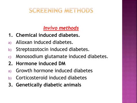 Preclinical Screening Methods For Antidiabetic Drugs Ppt