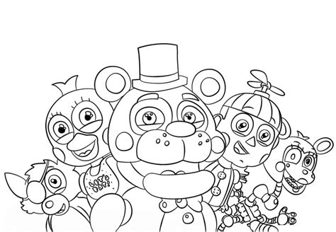 Coloriage Chica Fnaf T L Charger Et Imprimer Gratuit Sur The