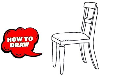 D Step By Step Drawings How To Draw A D Chair Step By Step Images