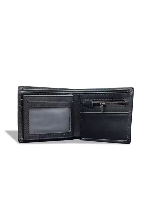 Jual Denali Betto Slim Bifold Wallet Black Embossed Original