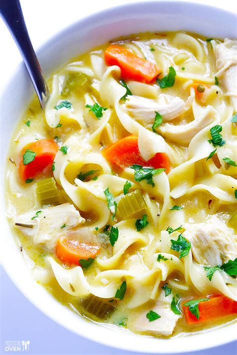 Creamy Chicken Noodle Soup Recipe Gimme Some Oven