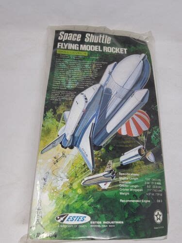 Estes Space Shuttle Flying Model Rocket Kit 1284 Newcompletesealed Ebay