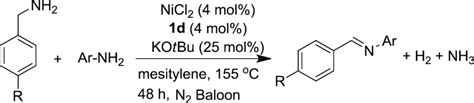 Synthesis Of Imines From Different Benzylic Amines And Aminesa