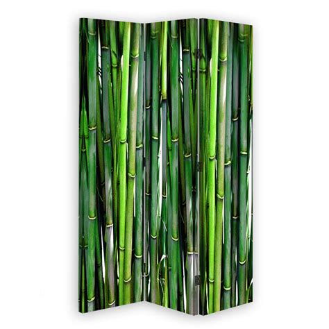 Paravent Cloison Bamboo Cm 110x150 3 Volets Leroy Merlin