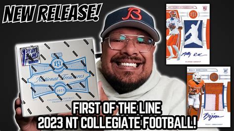 NEW RELEASE 2023 FOTL PANINI NATIONAL TREASURES COLLEGIATE FOOTBALL