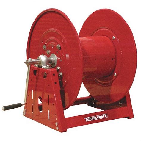 Reelcraft Hand Crank Hose Reel 105 Ft 1 In Id 19 In L X 34 In W X 21 In H Tfep Red