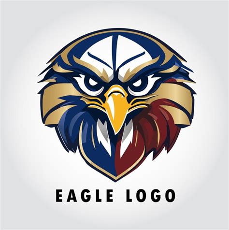 Plantilla de diseño del logotipo de vector eagle Vector Premium