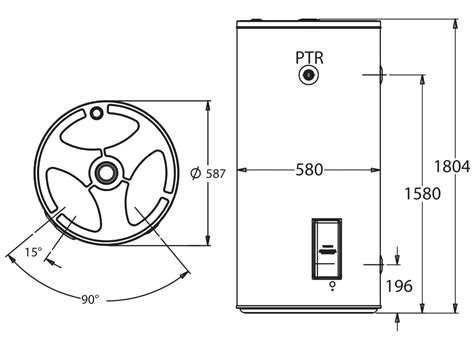 Thermann 300l 3 0kw Single Element Electric Hot Water System From Reece