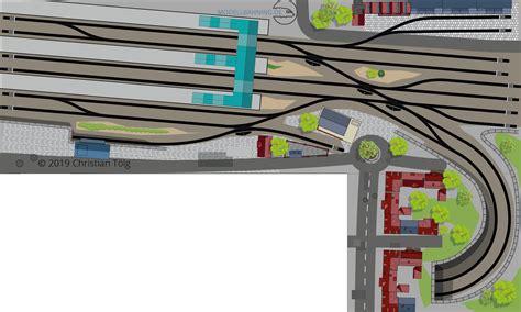 H Gleisplan F R Das M Rklin C Gleis Mit Einem St Dtischen Kopfbahnhof