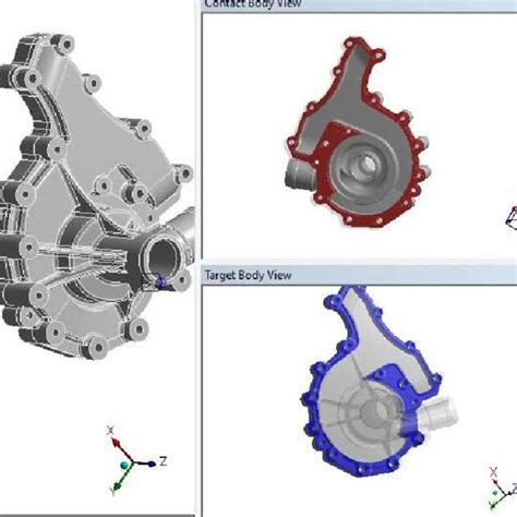 Frictional Contact Defined Between Pump And Pump Cover 3 2 Modified In Download Scientific