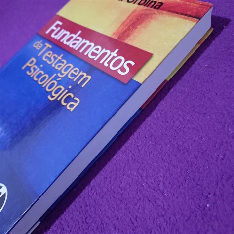 Livro Fundamentos da Testagem Psicológica Shopee Brasil