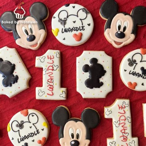 Mickey Mouse Sugar Cookies Baked By Nataleen