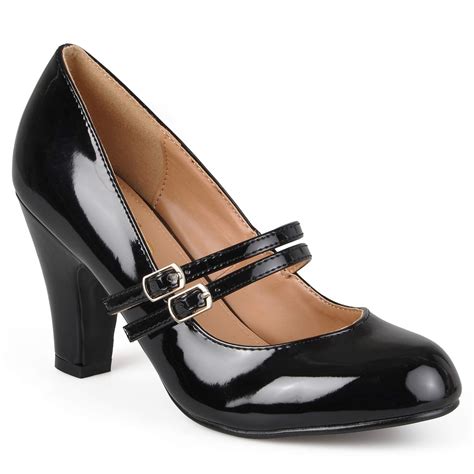 Brinley Co Women S Medium And Wide Width Mary Jane Patent Leather