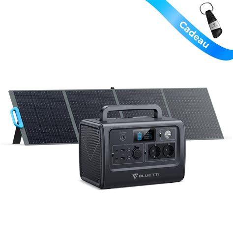 BLUETTI Générateur Électrique EB70 1000W 716Wh avec Panneau Solaire