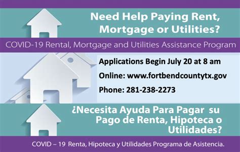 Covid Rental Mortgage And Utilities Assistance Program Fort Bend