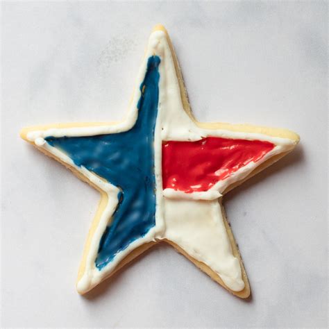 Easy Patriotic Star Sugar Cookies For July 4th