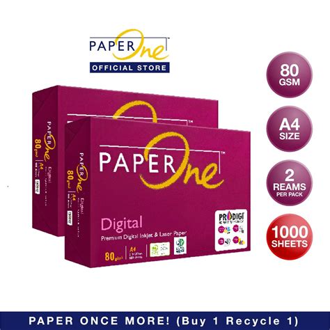 Paperone™ Digital Premium Quality 85gsm 80gsm Carbon Neutral Copy