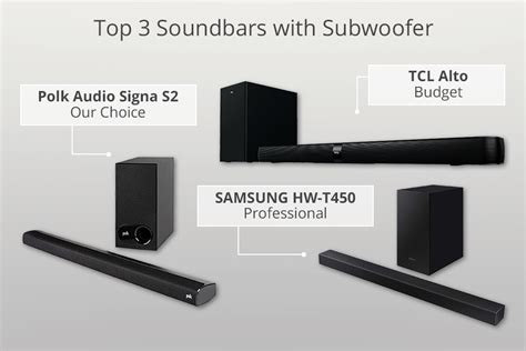 5 Best Soundbars With Subwoofer in 2024