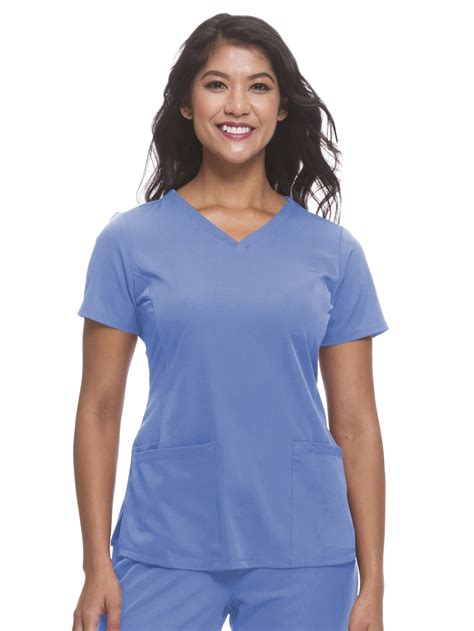 Ladies Mila Maternity Scrub Top