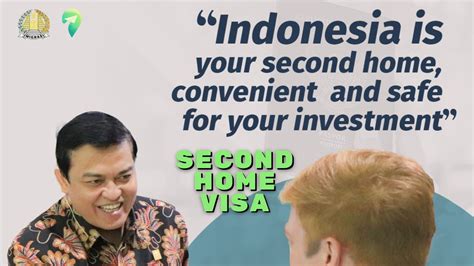 Second Home Visa E33 To Indonesia For 5 Years Application Fee